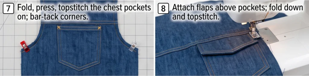 Quilted Denim Jacket for Casual Fall Street Style