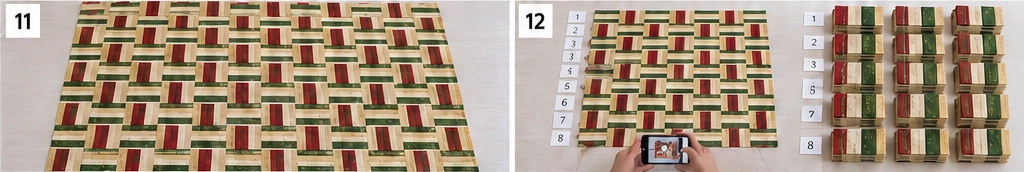 Rail Fence Jelly Roll Christmas Quilt