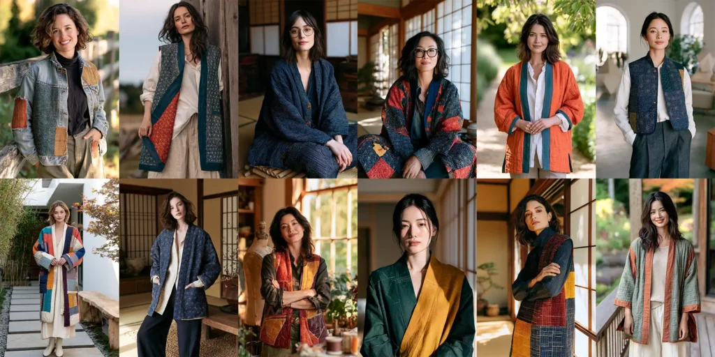 Sashiko Quilt Jackets and Vests: 12 Beautiful Japanese Hand-Stitched Layering Ideas