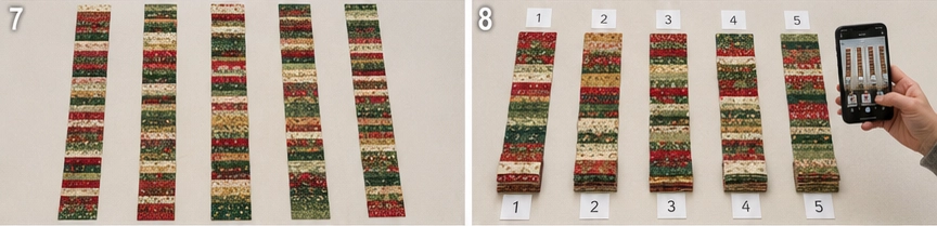 Scrappy Jelly Roll Christmas Throw for Colorful Holiday Comfort