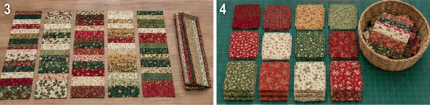 Scrappy Jelly Roll Christmas Throw for Colorful Holiday Comfort
