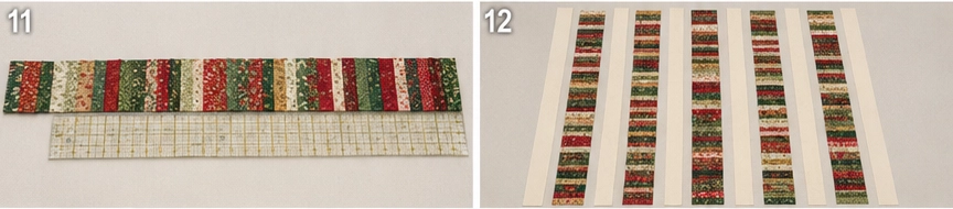 Scrappy Jelly Roll Christmas Throw for Colorful Holiday Comfort