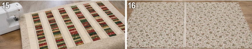 Scrappy Jelly Roll Christmas Throw for Colorful Holiday Comfort