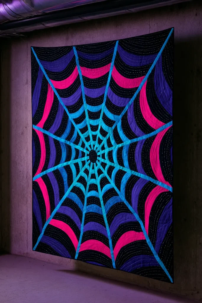 Spider Web Quilt Blocks with Foundation Paper Piecing