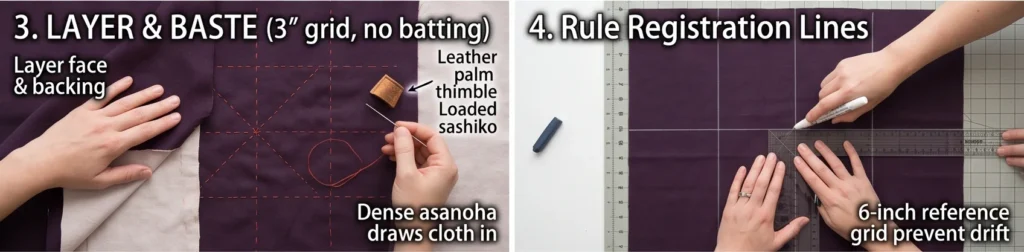 Traditional Asanoha Pattern Sashiko Jacket for Artful Detail