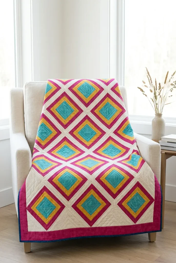 Baby Rail Fence Quilt