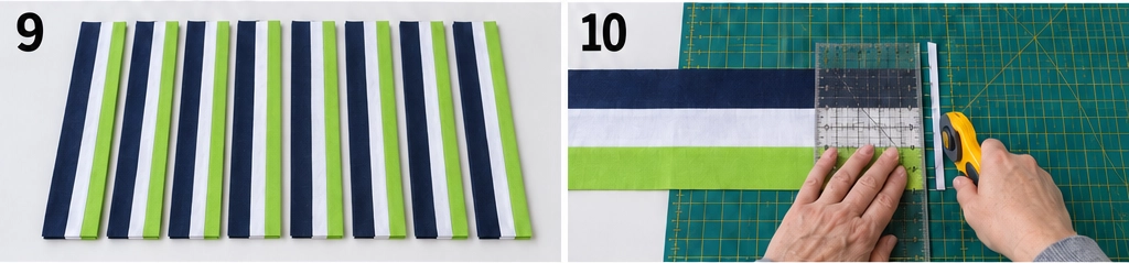 Baby Rail Fence Quilt