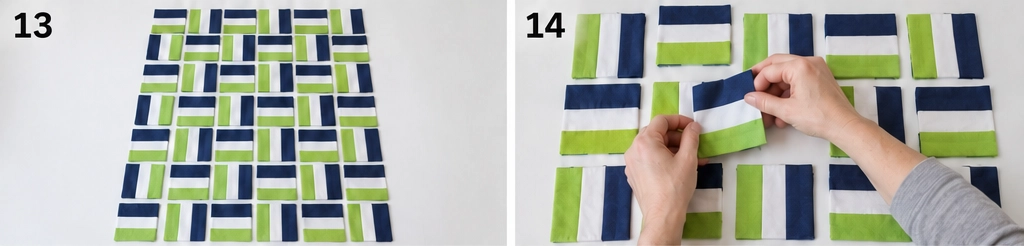 Baby Rail Fence Quilt