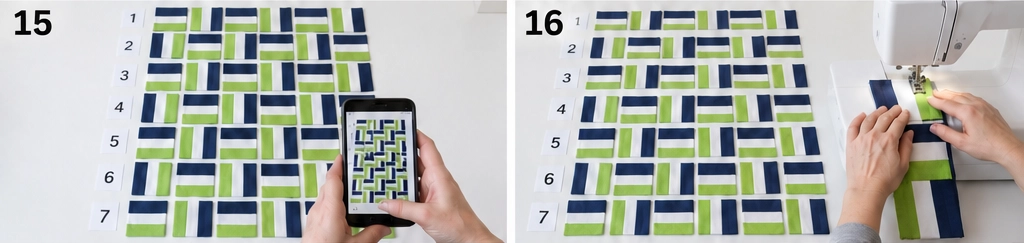 Baby Rail Fence Quilt