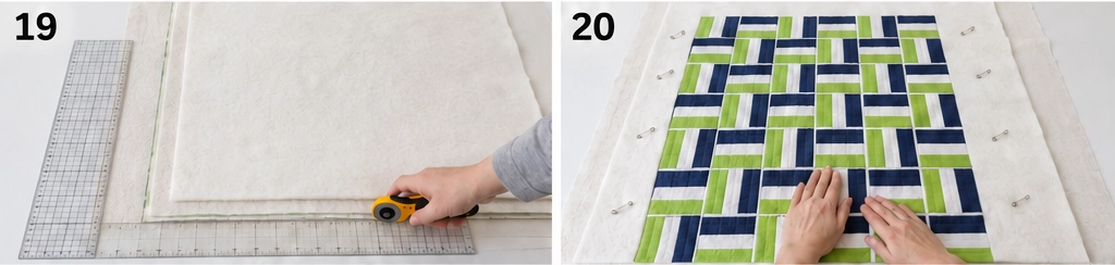 Baby Rail Fence Quilt