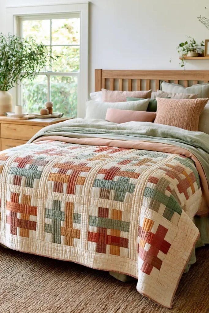 Basket Weave Rail Fence Quilt