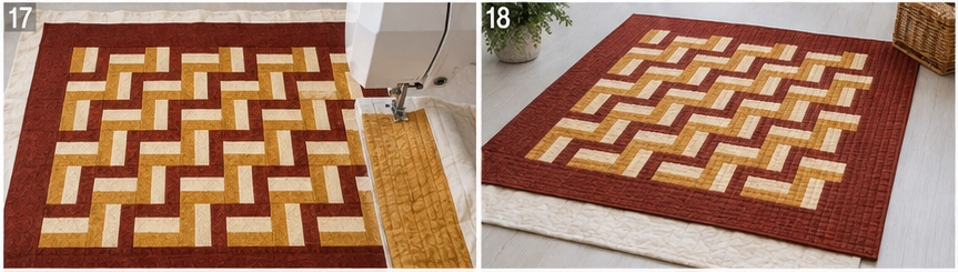 Basket Weave Rail Fence Quilt