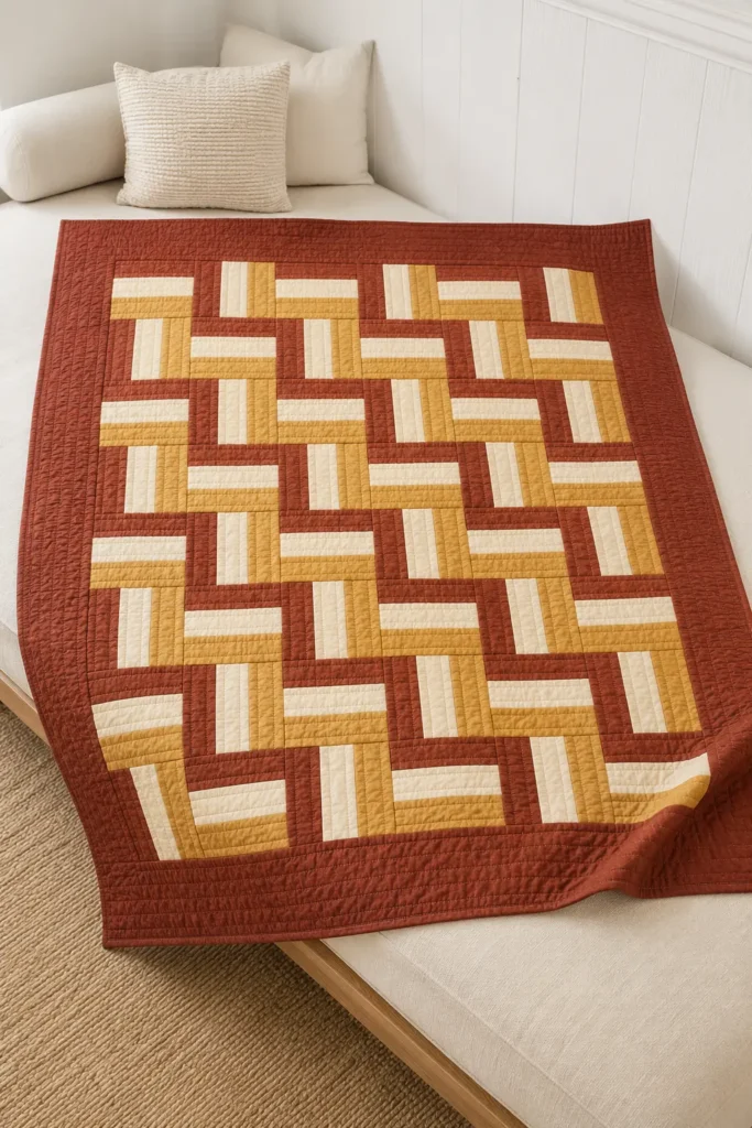 Basket Weave Rail Fence Quilt