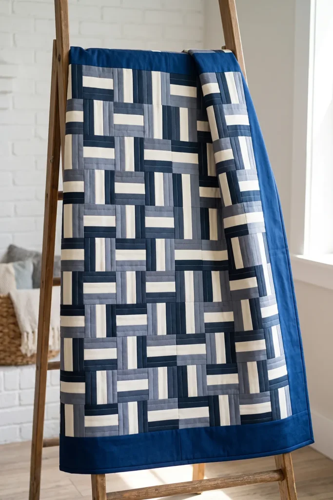 Basket Weave Rail Fence Quilt