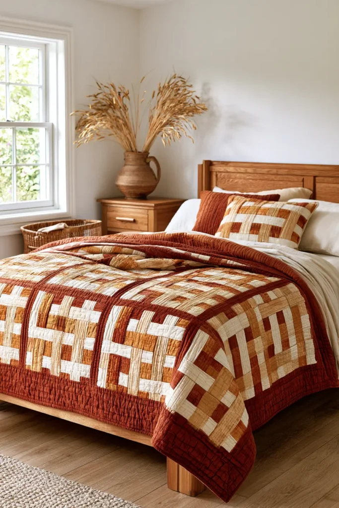 Basket Weave Rail Fence Quilt