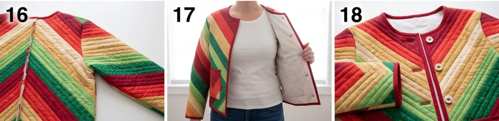 Chevron Jelly Roll Christmas Jacket