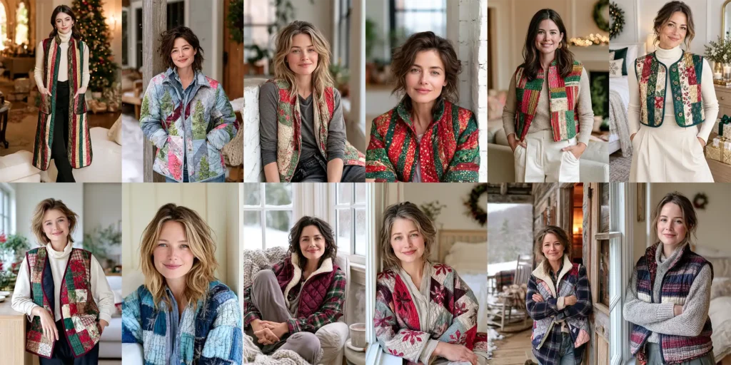 Christmas Quilted Jackets and Vests: 12 Festive Layering Ideas to Sew This Season