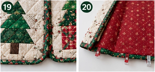Christmas Tree Patchwork Quilted Jacket