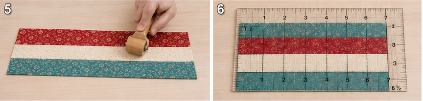 Classic Three-Strip Rail Fence Quilt