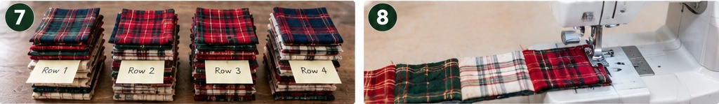 Cozy Plaid Flannel Quilted Christmas Throw