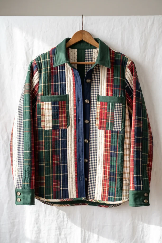 Cozy Plaid and Check Jelly Roll Christmas Shacket