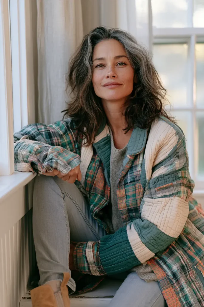 Cozy Plaid and Check Jelly Roll Christmas Shacket