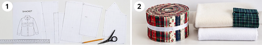 Cozy Plaid and Check Jelly Roll Christmas Shacket