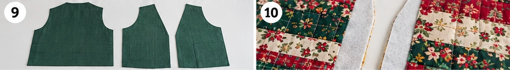 Cropped Jelly Roll Christmas Vest