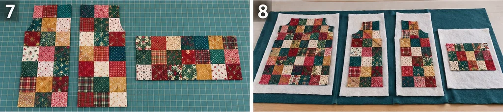 Flannel-Lined Quilted Christmas Vest