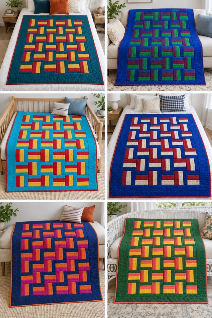 Flannel Rail Fence Quilt