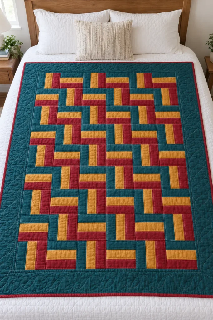 Flannel Rail Fence Quilt