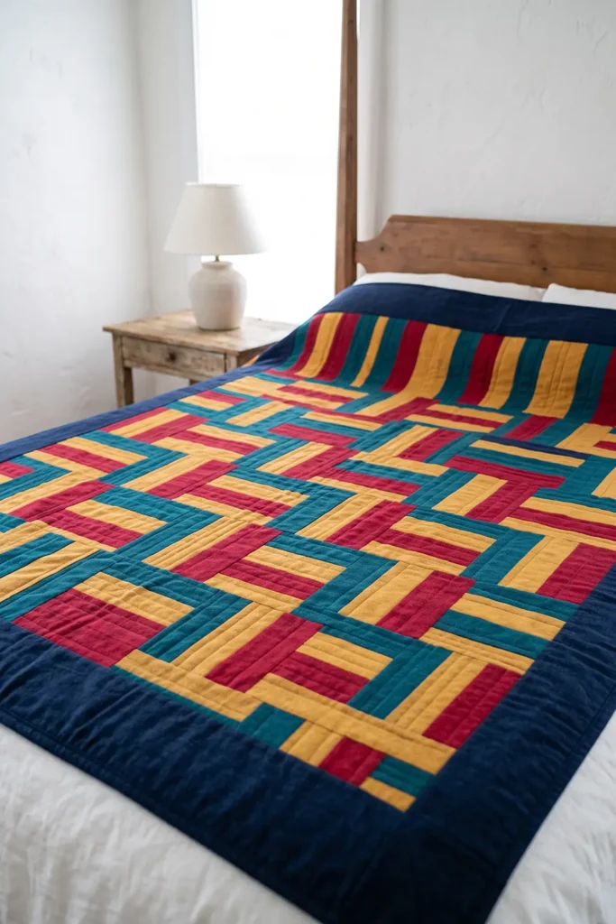 Flannel Rail Fence Quilt