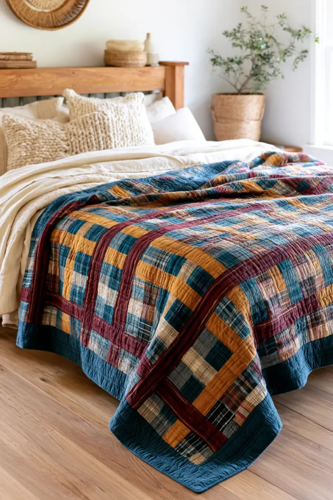 Flannel Rail Fence Quilt