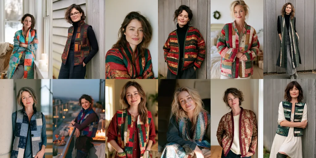 Jelly Roll Christmas Quilt Jacket and Vest Ideas: 10 Fast Festive Layers to Sew