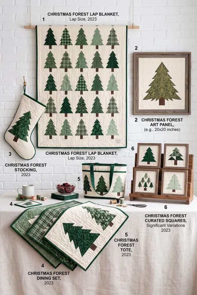 Jelly Roll Christmas Throw Quilt