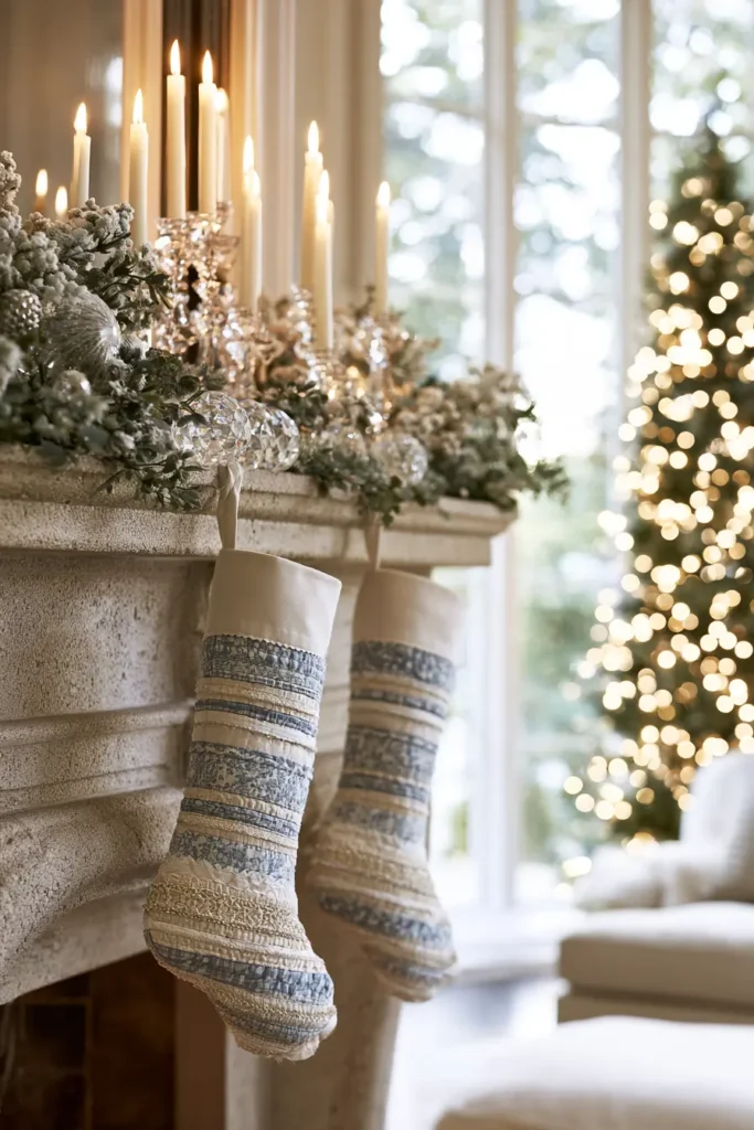 Jelly Roll Quilted Christmas Stocking