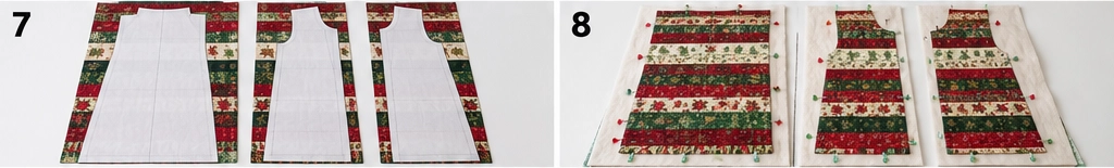 Longline Jelly Roll Christmas Duster Vest