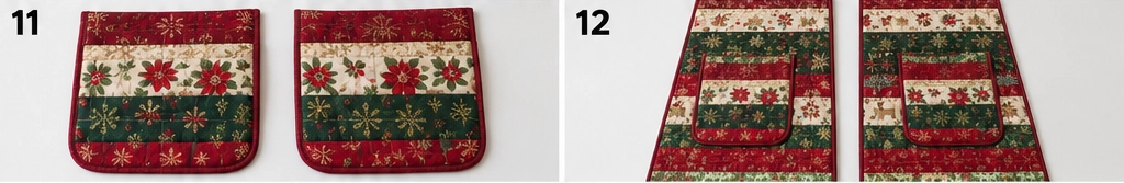 Longline Jelly Roll Christmas Duster Vest