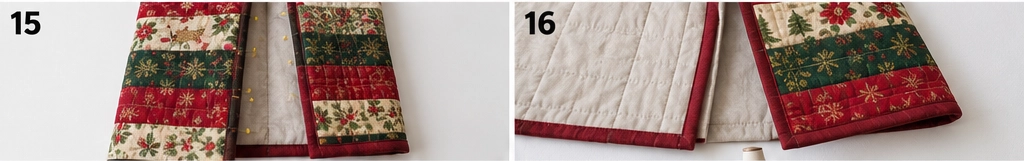 Longline Jelly Roll Christmas Duster Vest