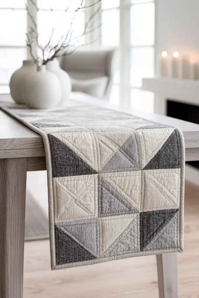 Modern Scandinavian Christmas Table Runner
