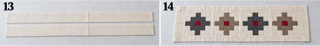 Modern Scandinavian Christmas Table Runner