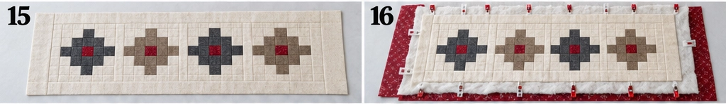 Modern Scandinavian Christmas Table Runner