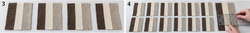 Neutral Rail Fence Quilt