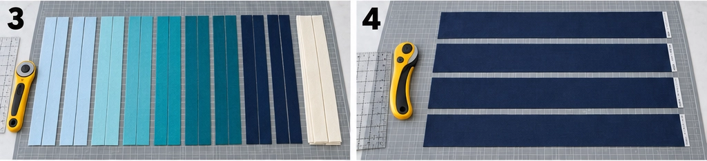 Ombre Rail Fence Quilt