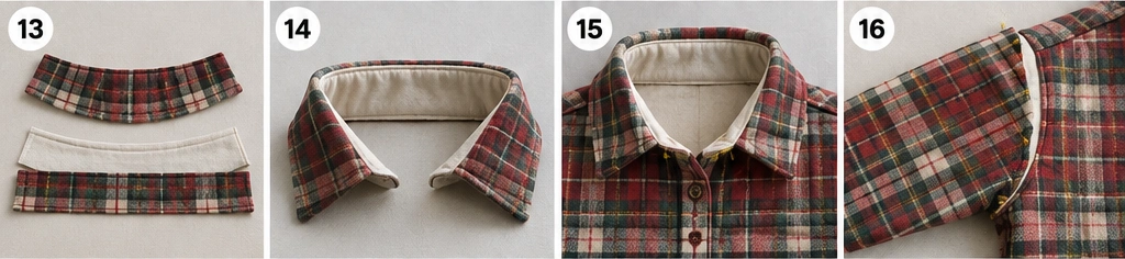 Plaid Quilted Christmas Shacket