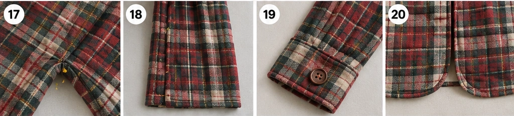 Plaid Quilted Christmas Shacket