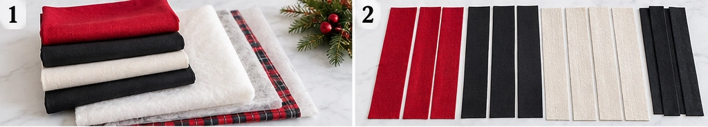 Plaid and Buffalo Check Christmas Table Runner
