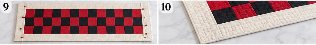 Plaid and Buffalo Check Christmas Table Runner