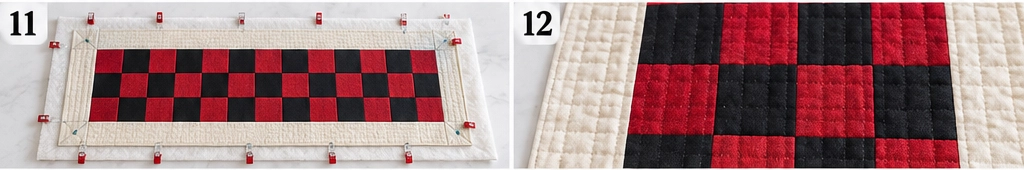 Plaid and Buffalo Check Christmas Table Runner