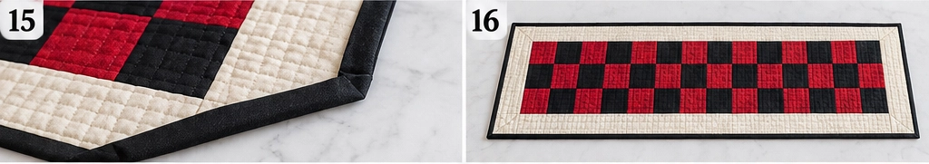 Plaid and Buffalo Check Christmas Table Runner